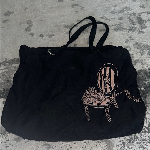 Victoria's Secret Handbags - Victoria secret Black Tote Bag with graphic